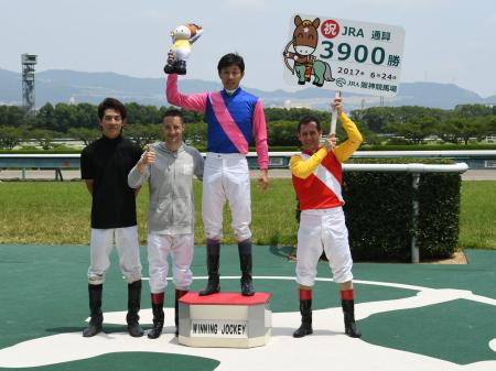 武豊騎手がJRA通算3900勝達成