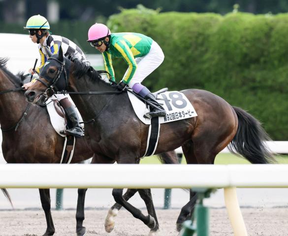 【日本ダービー】武豊騎手「残念だったね」大外枠から果敢に先行したサトノシャイニングは4着　