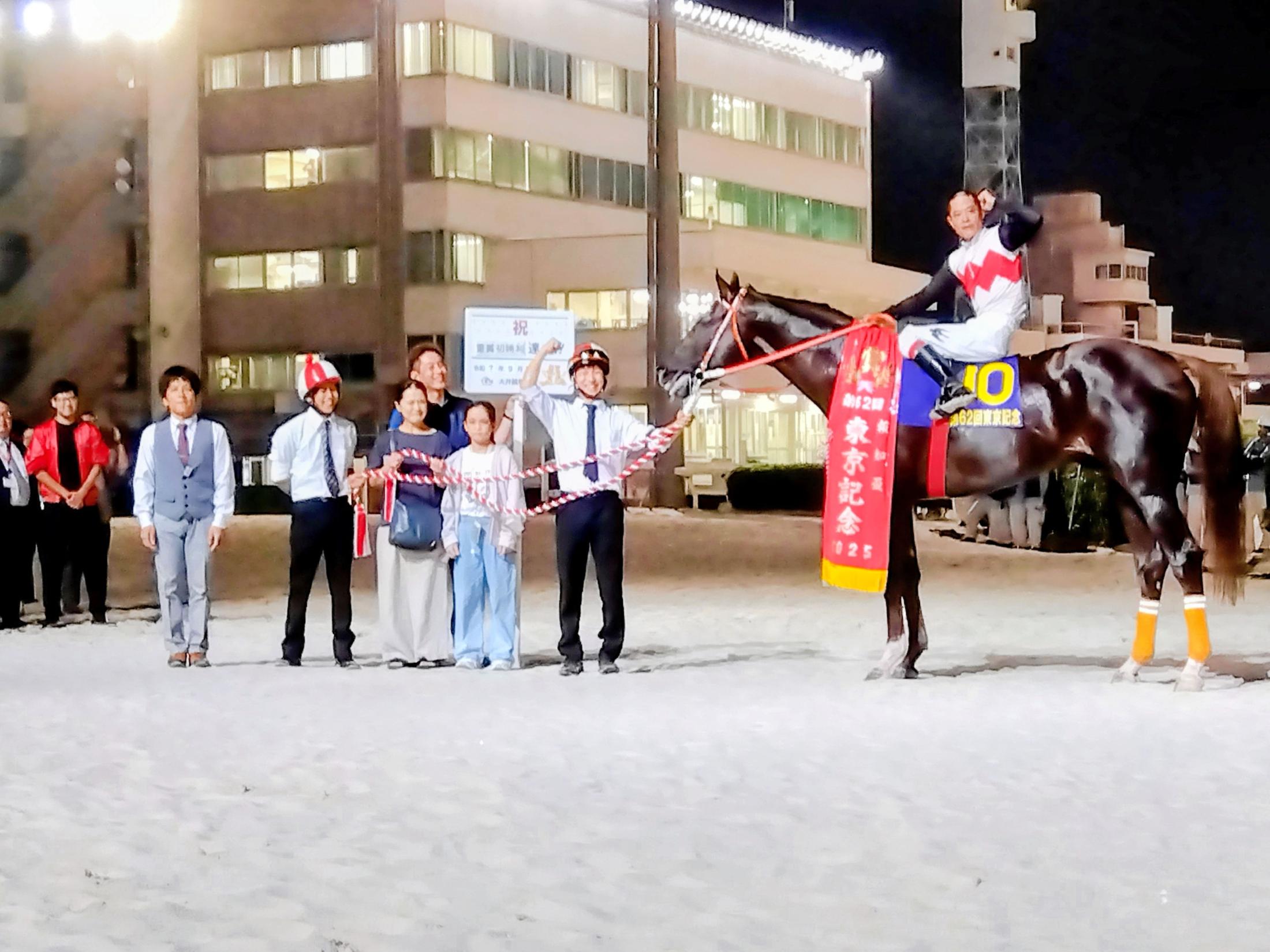 【地方競馬】東京記念　マルカンラニが３連勝で重賞初制覇