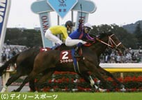 毎日王冠はスーパーホーネットがウオッカを差し切る