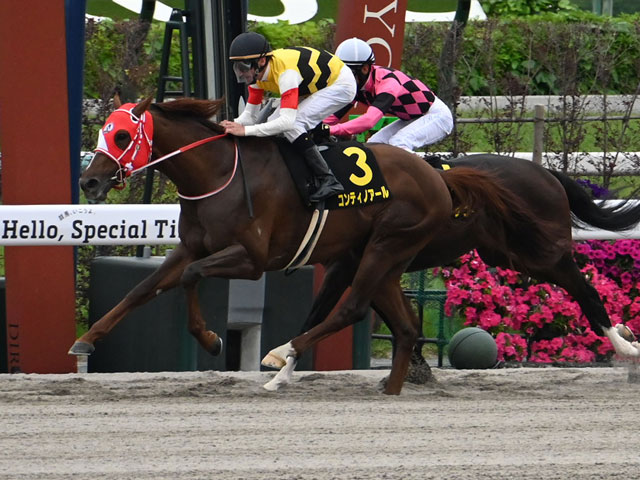 【栗東S結果】10番人気コンティノアールがV　A.シュタルケ騎手はJRA通算100勝達成