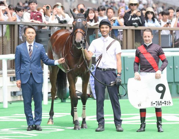 東京6R新馬戦　パープルガーネット快勝　ルメール「切れ味あります」