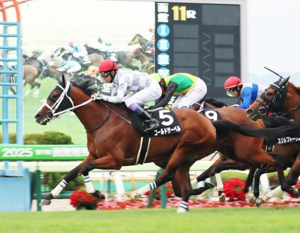 【函館11R・STV杯】8番人気のゴールドサーベルが差し切り　巧みなリードの武豊騎手は同レースを連覇