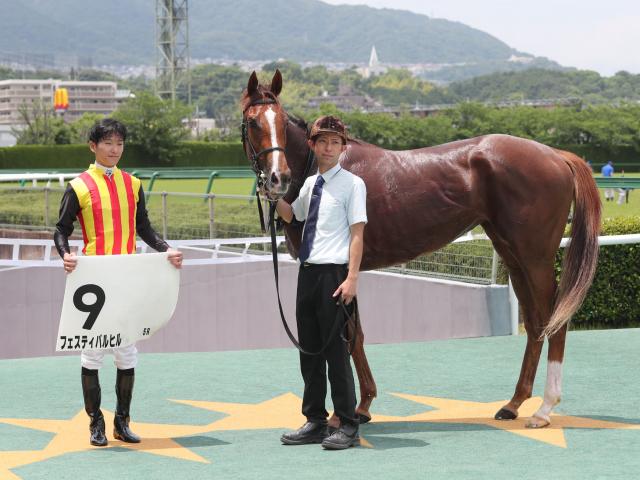 【メイクデビュー阪神5Rレース後コメント】フェスティバルヒル坂井瑠星騎手ら