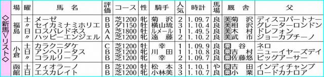 【新馬戦総括】ロスパレドネス将来性十分