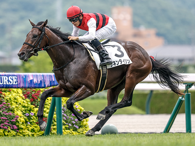 【福島4R新馬戦結果】キズナ産駒の8番人気リネンタイリンが抜け出しV