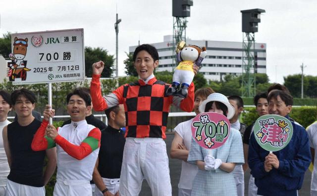 【福島6R・2歳新馬】ショーリバースV　津村JRA通算700勝達成「師匠の馬で決められてうれしい」