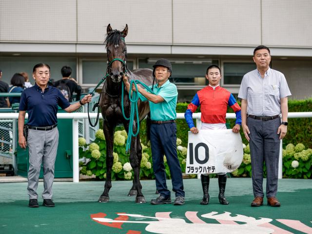 【2歳未勝利福島1Rレース後コメント】ブラックハヤテ石神深道騎手ら