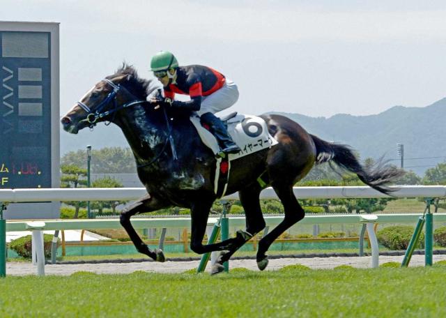 【函館5R・2歳新馬戦】2番人気ハイヤーマークが伸びて快勝　丹内「エンジンがかかってからいい脚」