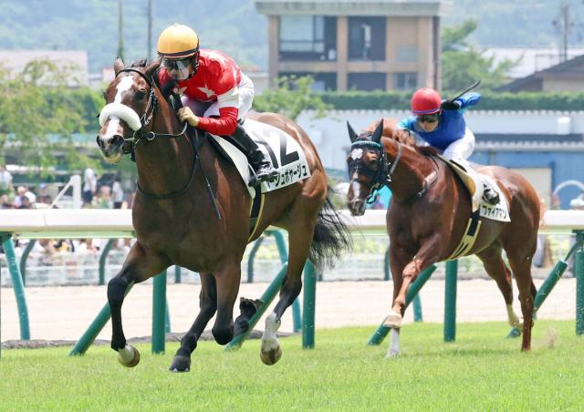 【福島5R・2歳新馬】コントレイル産駒初勝利!　ルージュボヤージュが4馬身差V　荻野極騎手「優等生です」