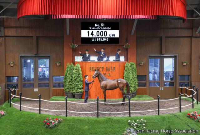 【セレクトセール2025】藤田晋オーナーがケンタッキーダービー2着馬の近親を1億4000万円で落札