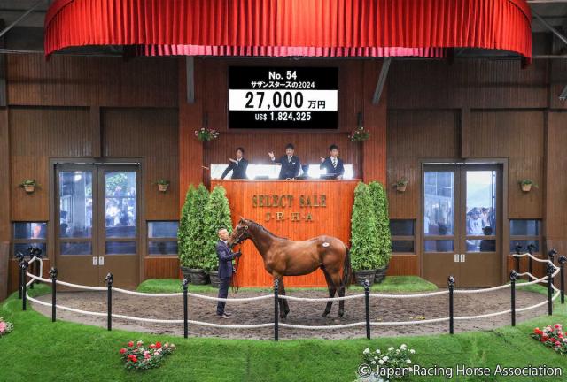 【セレクトセール】姉は2冠馬スターズオンアース!キタサンブラック産駒の牡馬が2億7000万円!