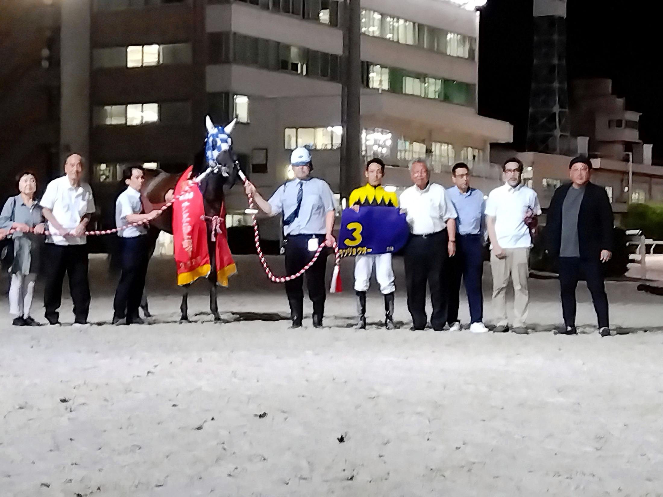 【地方競馬】大井・サンタアニタＴ　ランリョウオー復活重賞Ｖ６　本橋孝「思い入れのある馬で勝てた」