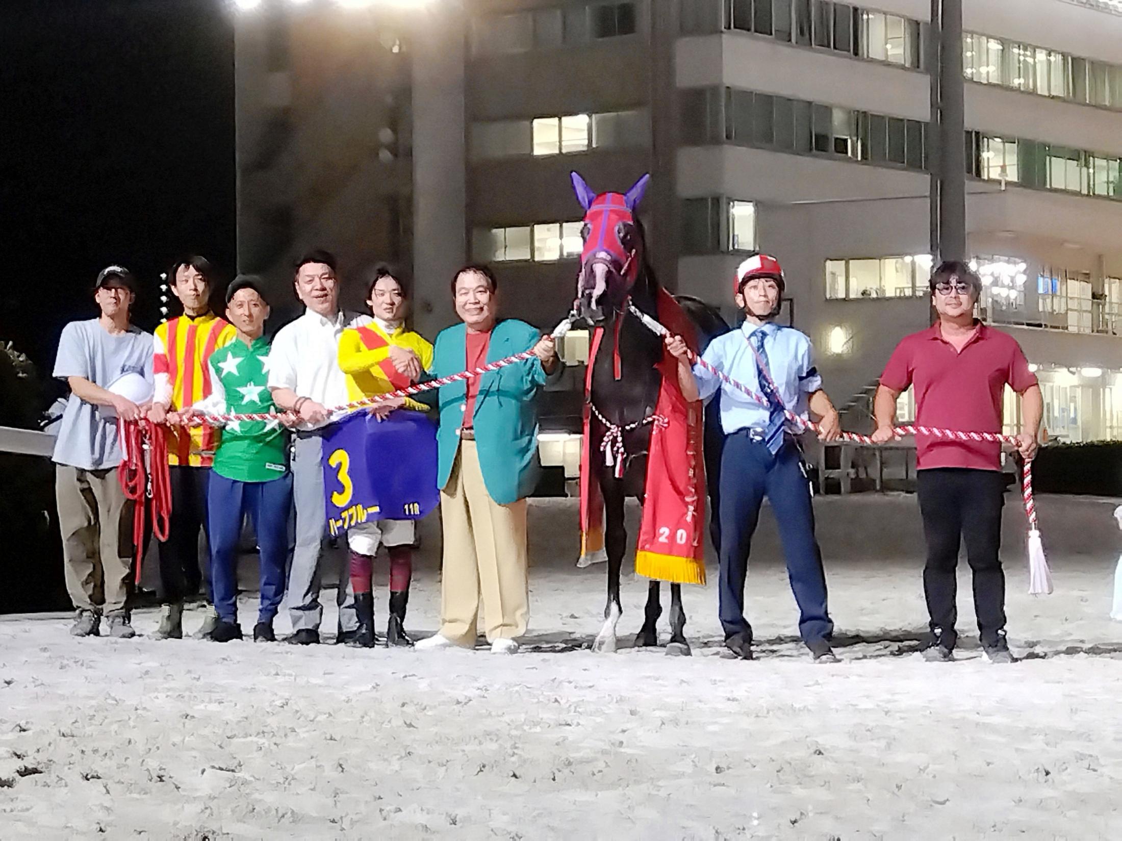 【地方競馬】大井・優駿スプリント　ハーフブルーが重賞初制覇　笹川翼はバースデー星「持ってますね」