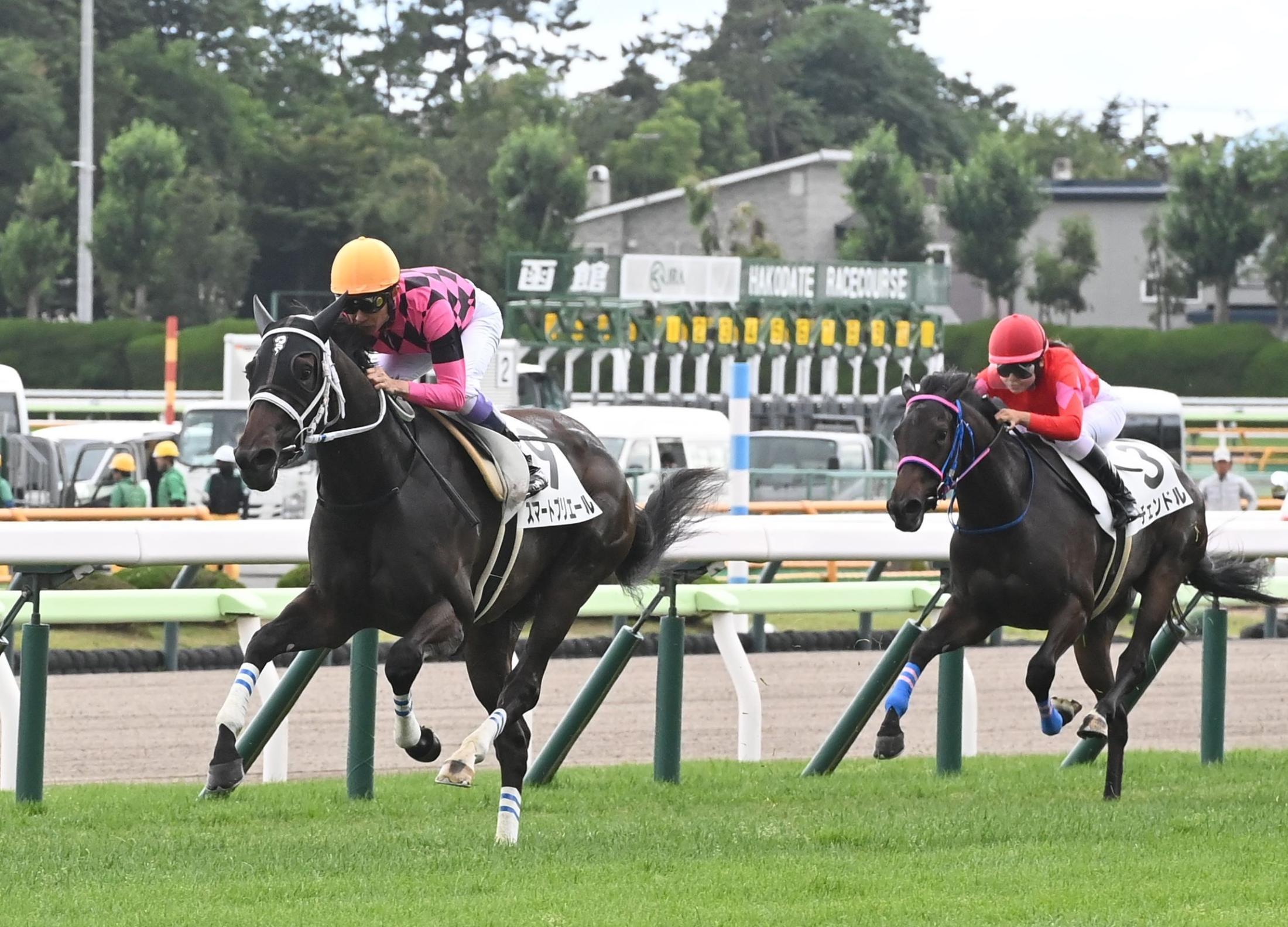 函館１Ｒで良血スマートプリエールが初Ｖ　武豊「体の柔らかさはお母さんと共通」