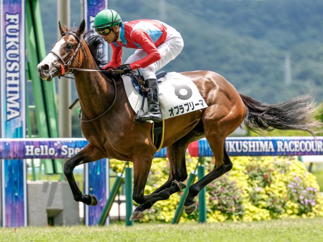【福島5R新馬戦結果】オブラプリーマが3馬身半差でV ヴァンゴッホ産駒のJRA初勝利
