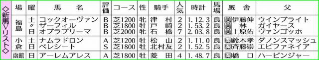 【新馬戦総括】ベレシート　母譲りの豪快な末脚