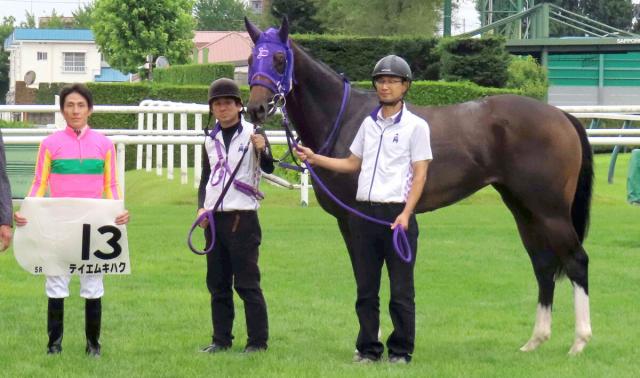 【札幌5R・2歳新馬】8番人気テイエムキハクが抜け出してV　丹内祐次騎手「返し馬から芝の走りが良かった」