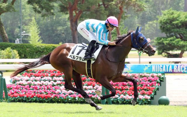 【新潟3R・2歳新馬】8番人気のベルフラムが2馬身半差でV　田口貫太騎手「いい内容でした」