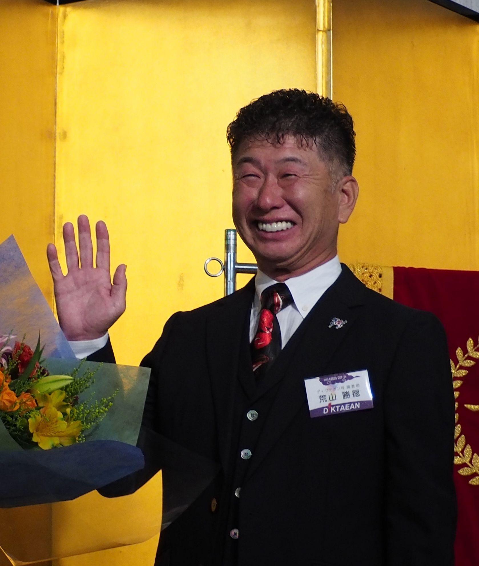 【地方競馬】ディクテオン・コリアＣ優勝祝賀会　荒山師が地方馬初のダート海外重賞制覇を報告「皆さまのおかげ」
