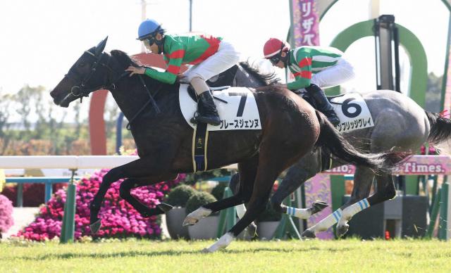【京都新馬戦】グレースジェンヌ初陣V　北村友「想像以上の内容でした」