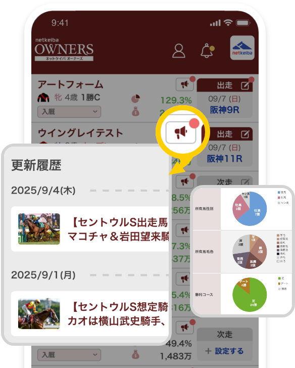 アプリ内画面を表示しているスマホの画像
