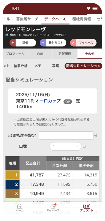 配当シミュレーション