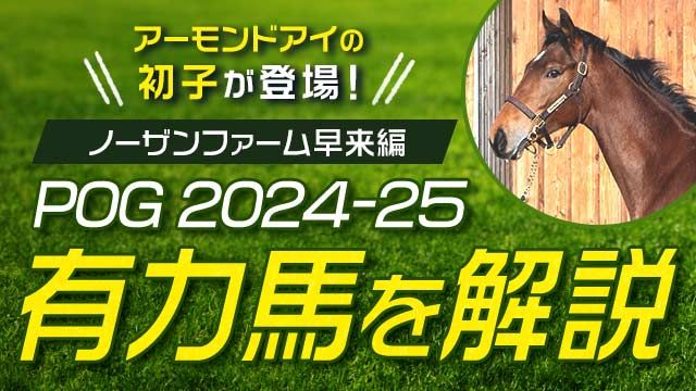 【POG2024-2025】POG有力馬解説！アーモンドアイの初子の評価は？ノーザンファーム早来編