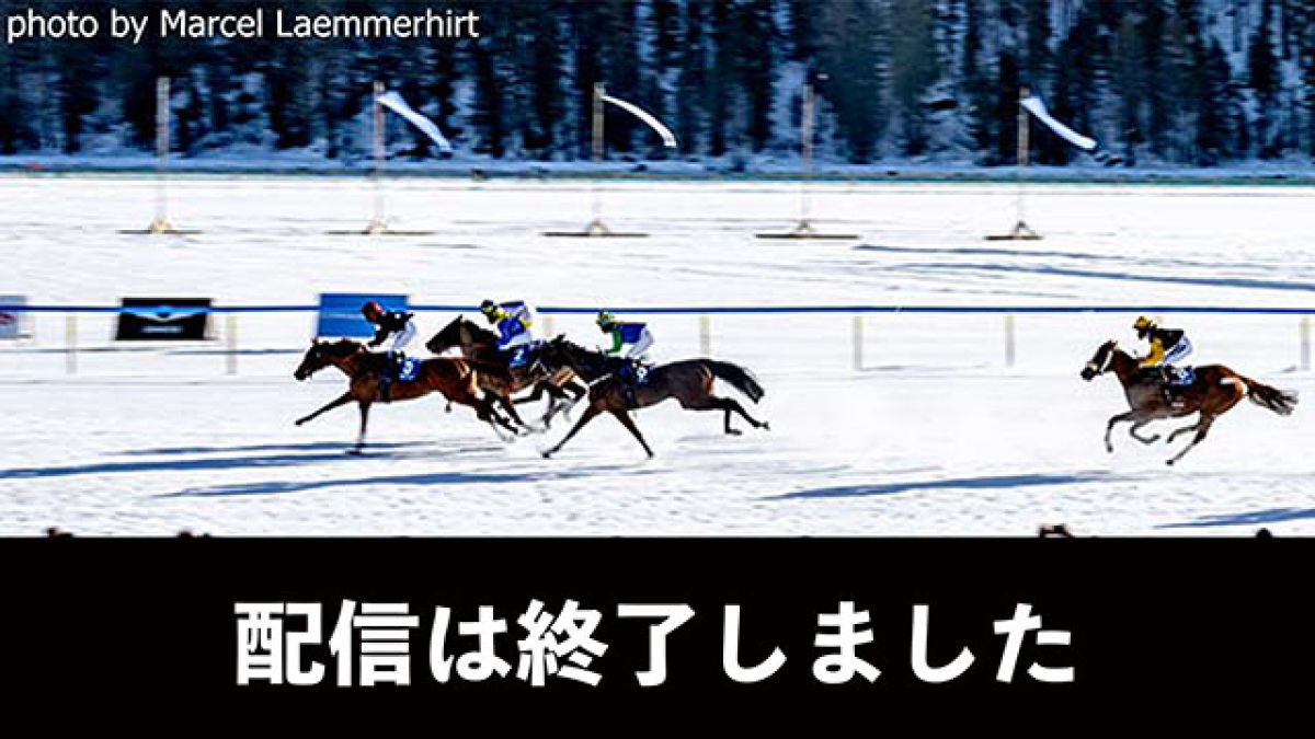 【無料】世界唯一の氷上競馬 ホワイトターフを配信