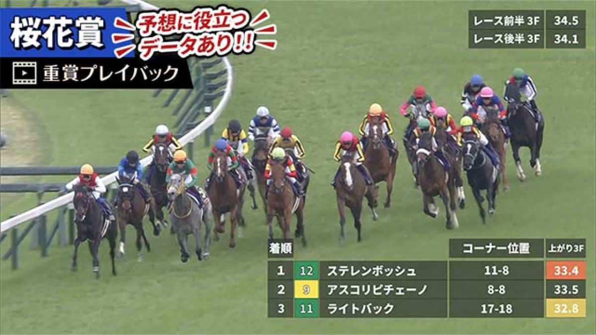 【桜花賞 2025】過去5年のレース映像・傾向
