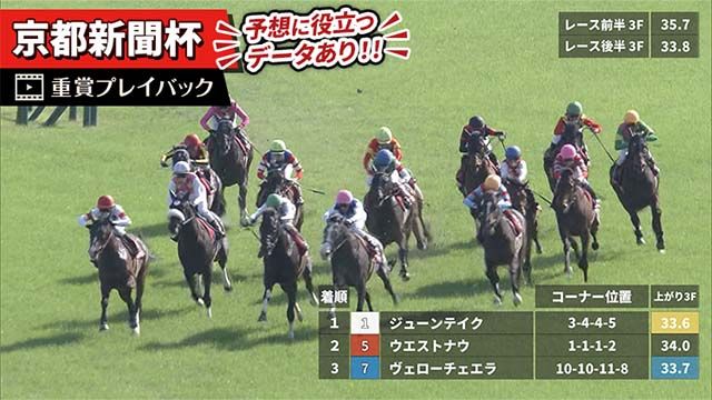【京都新聞杯 2025】過去5年のレース映像・傾向