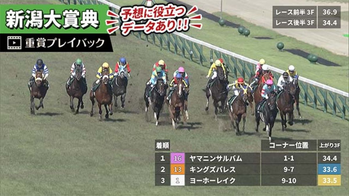 【新潟大賞典 2025】過去5年のレース映像・傾向