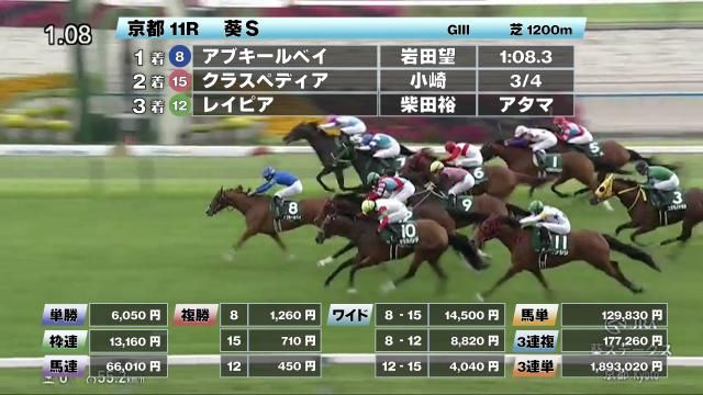 【5/31 葵Sほか】京都ダイジェスト/JRAレース結果