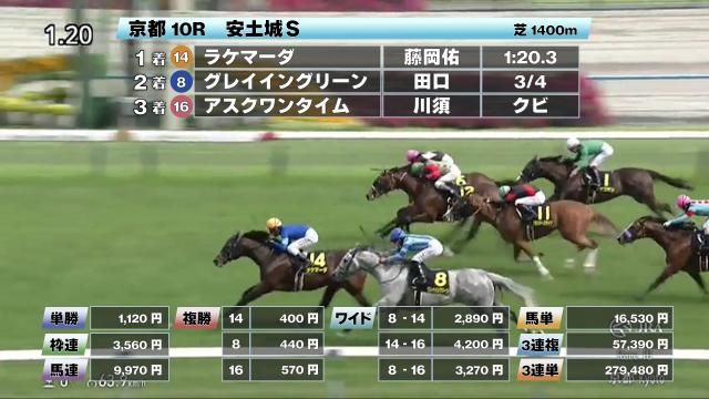 【6/1 安土城Sほか】京都ダイジェスト/JRAレース結果