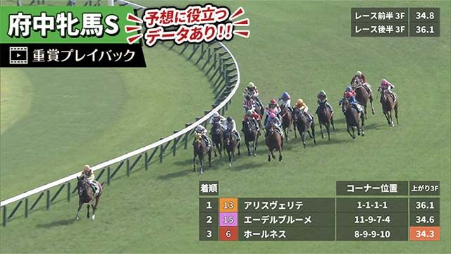  【府中牝馬S 2025】過去5年のレース映像・傾向
