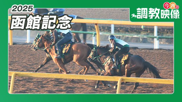 【函館記念 2025】調教映像