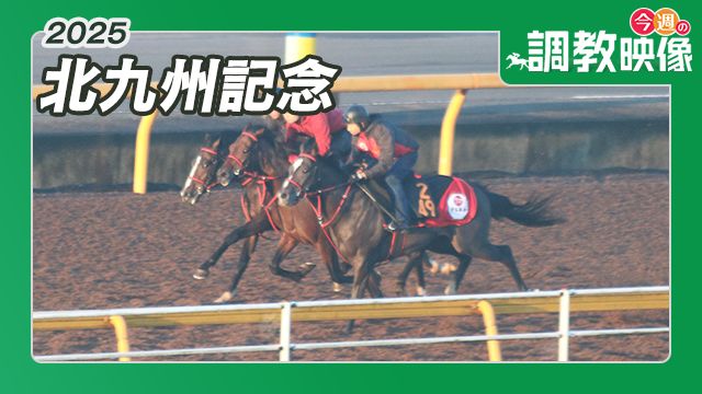 【北九州記念 2025】調教映像