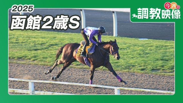 【函館2歳S 2025】調教映像