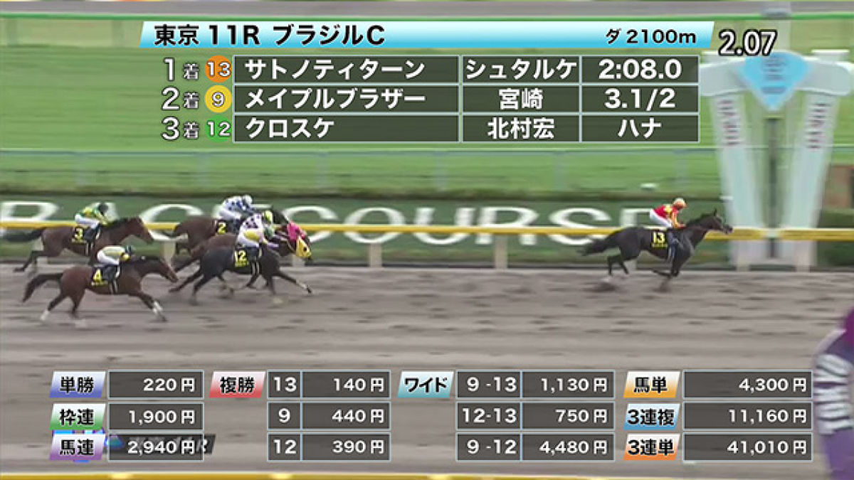 10 ブラジルcほか 東京ダイジェスト 競馬動画 Netkeiba Com