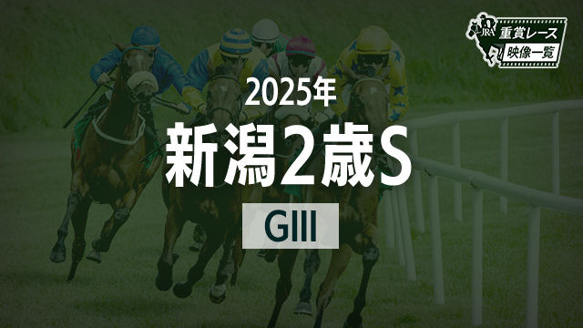 【新潟2歳S2025 レース映像】リアライズシリウス(津村明秀)/JRA 結果