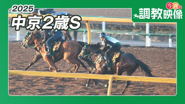 【中京2歳S 2025】調教映像