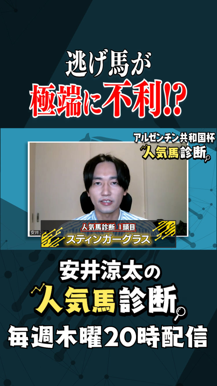 【ショート】AR共和国杯の上位人気馬を診断/安井涼太