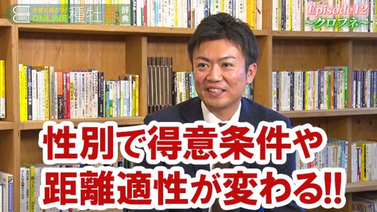 クロフネ産駒は牡馬・牝馬で得意条件が異なる
