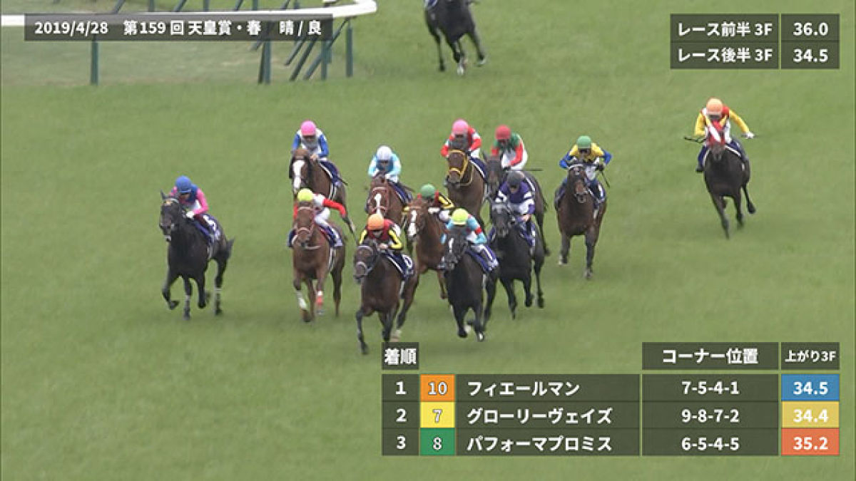 【天皇賞・春 2020】過去5年のレース映像・傾向