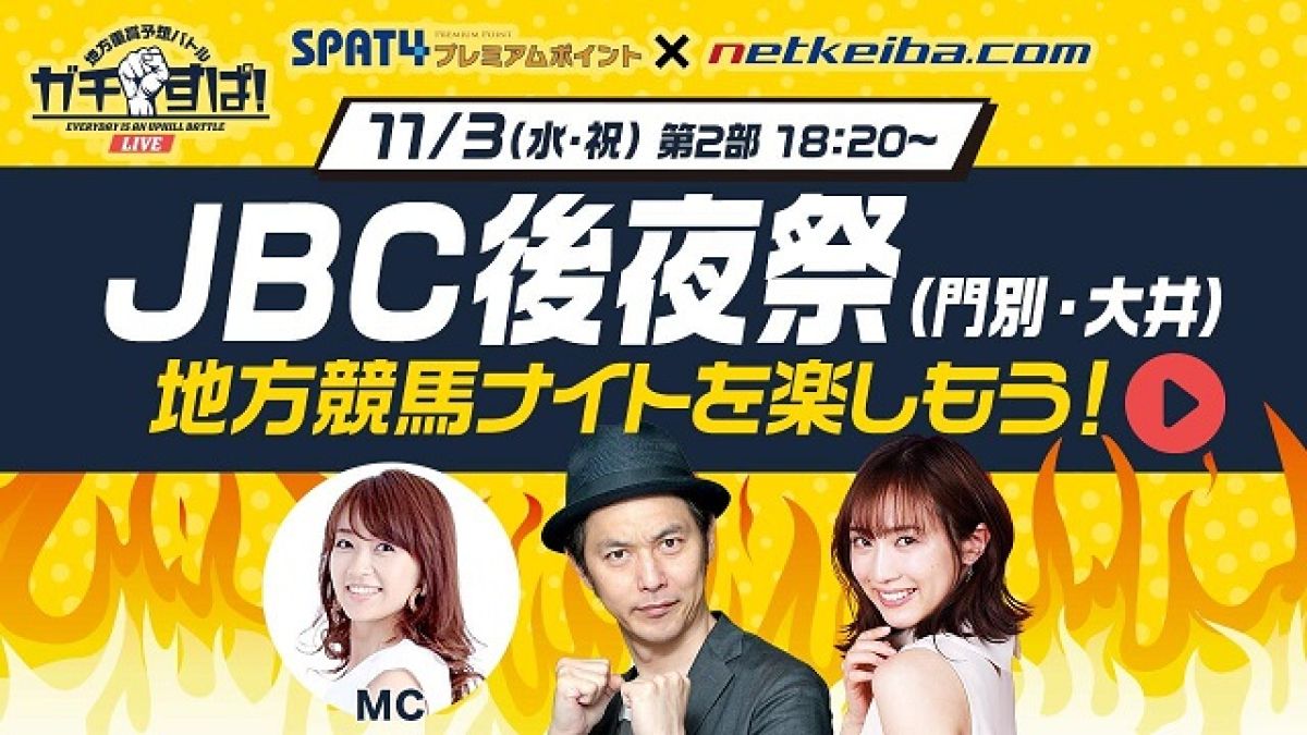 Jbc21後夜祭 ホッカイドウ Tck ナイター競馬中継 キャプテン渡辺 天童なこ 岡部玲子 見逃し配信 競馬予想動画 Netkeiba Com