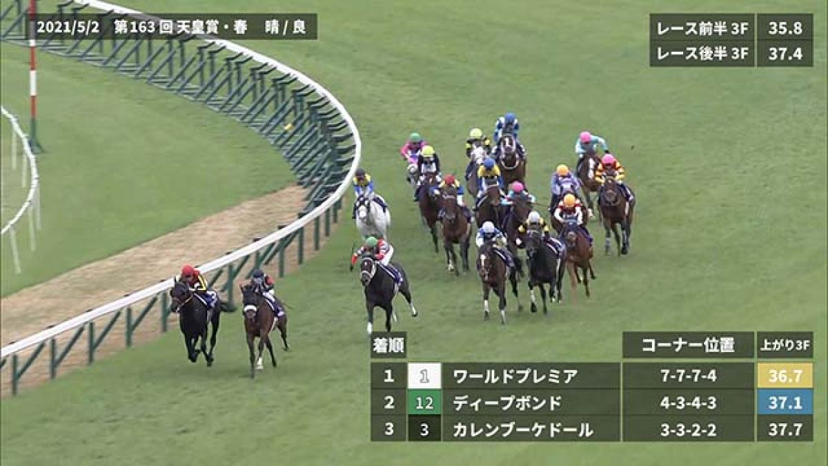 【天皇賞・春 2022】過去5年のレース映像・傾向