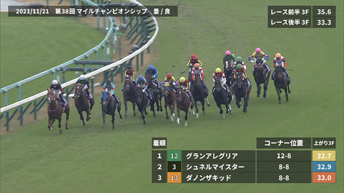 【マイルチャンピオンシップ 2022】過去5年のレース映像・傾向