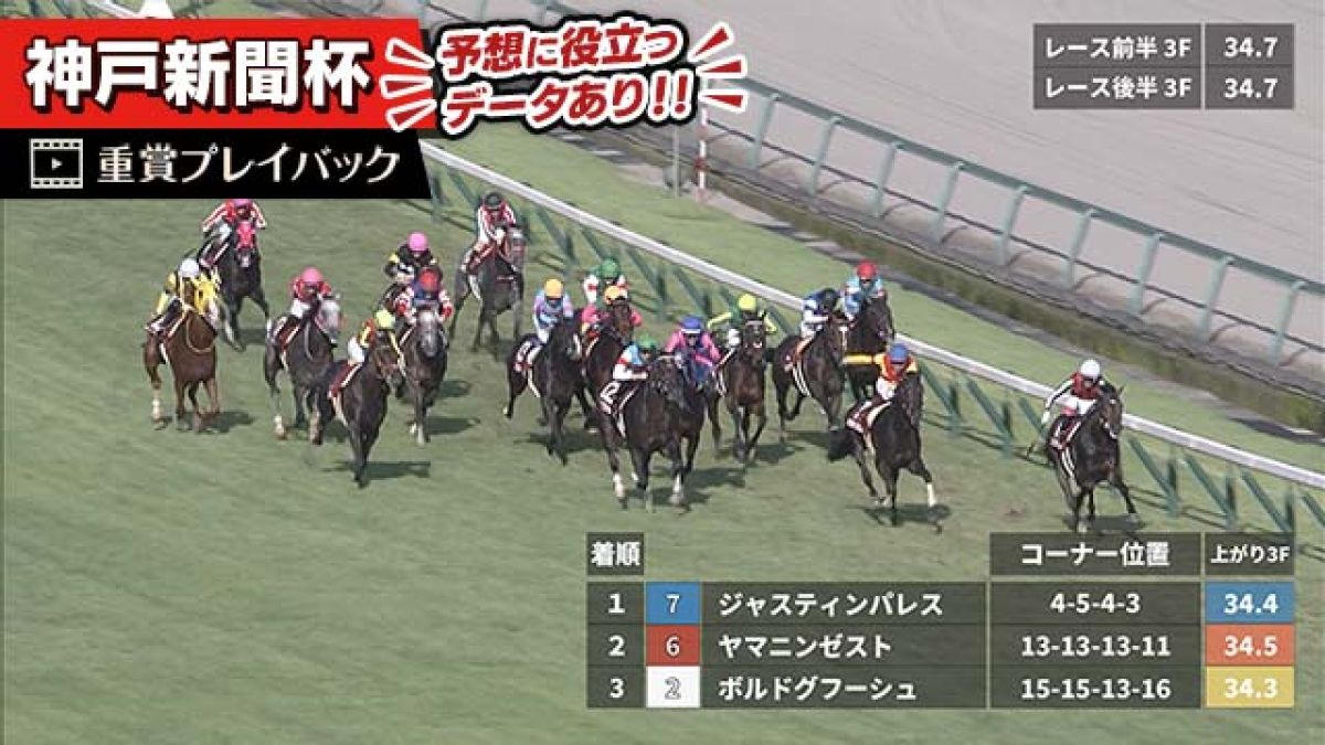 【神戸新聞杯 2023】過去5年のレース映像・傾向 競馬予想動画