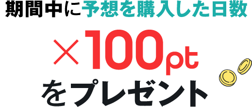 �������ͽ�ۤ��������������100pt��ץ쥼���