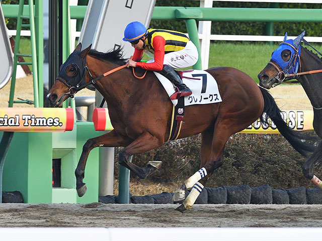 中央競馬(JRA)年度代表馬【1983年度～1998年度】写真16枚セット 1984（昭和59）年、第44回皐月賞（GI)。最後の直線における